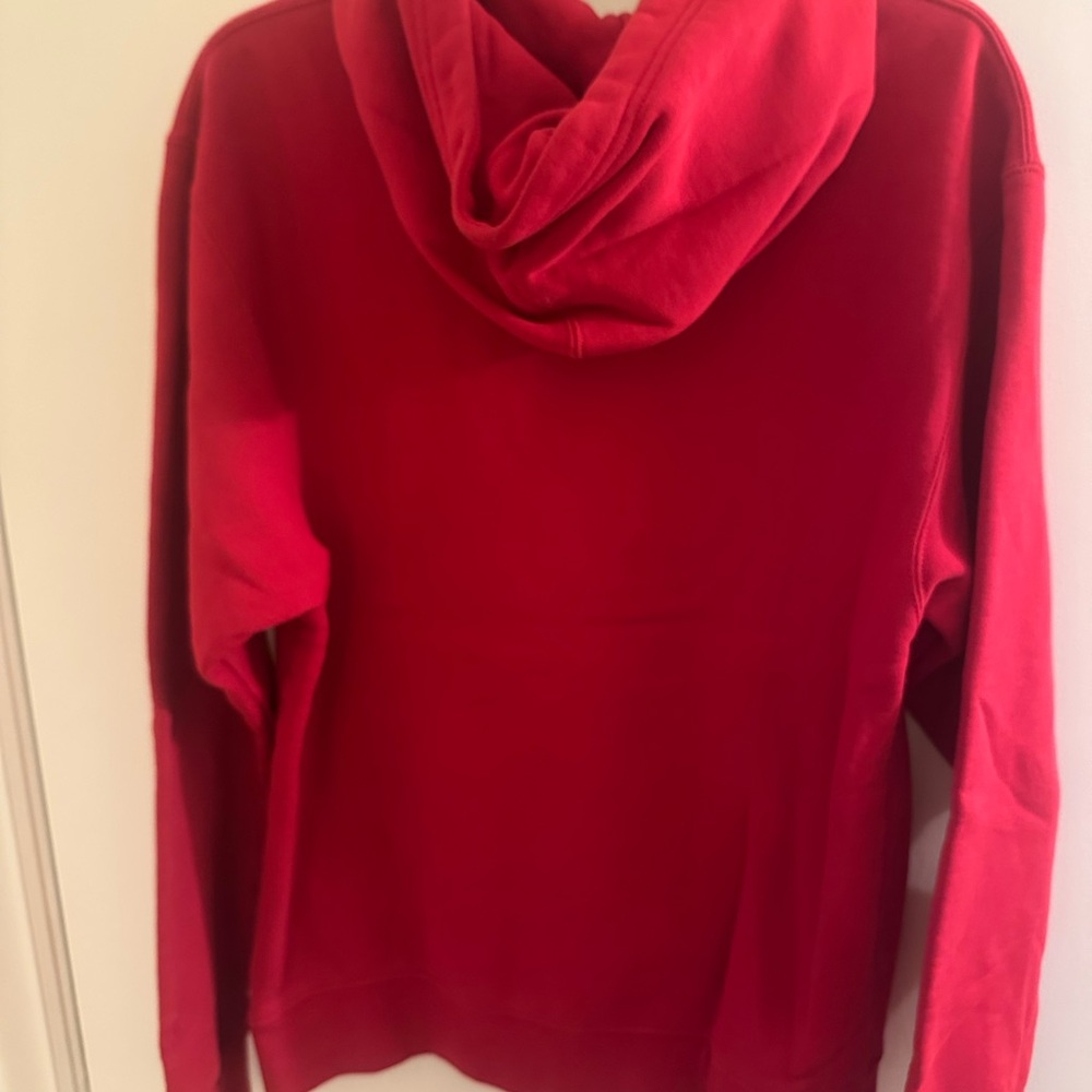 Jordan Red Hoodie with Black Jumpman Logo - Picture 2 of 4